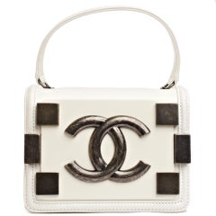 Chanel White Boy Brick Crossbody Bag