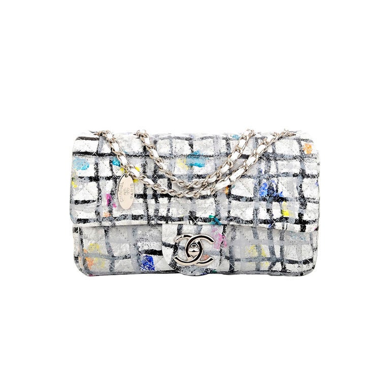 Chanel Quilted Graffiti Small Flap Bag