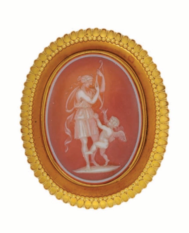A Victorian Cameo And Gold Suite By Joseph Mayer In Good Condition For Sale In London, GB