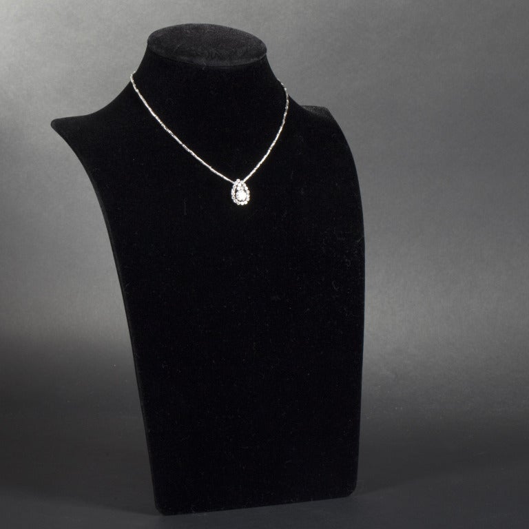Diamond White Gold Necklace 2