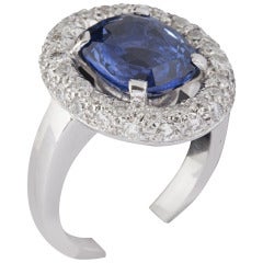 sapphire and diamond ring