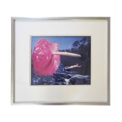 Guy Bourdin original Erotique framed photo 1986 Carla Marlier
