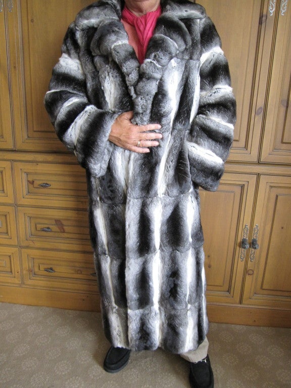 full length chinchilla coat