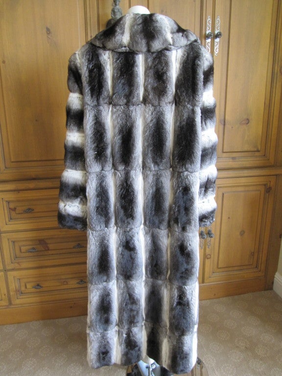 chinchilla fur coat mens