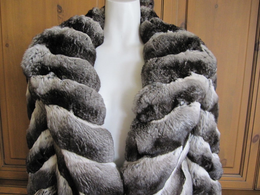 Women's John Galliano  Chinchilla fur coat