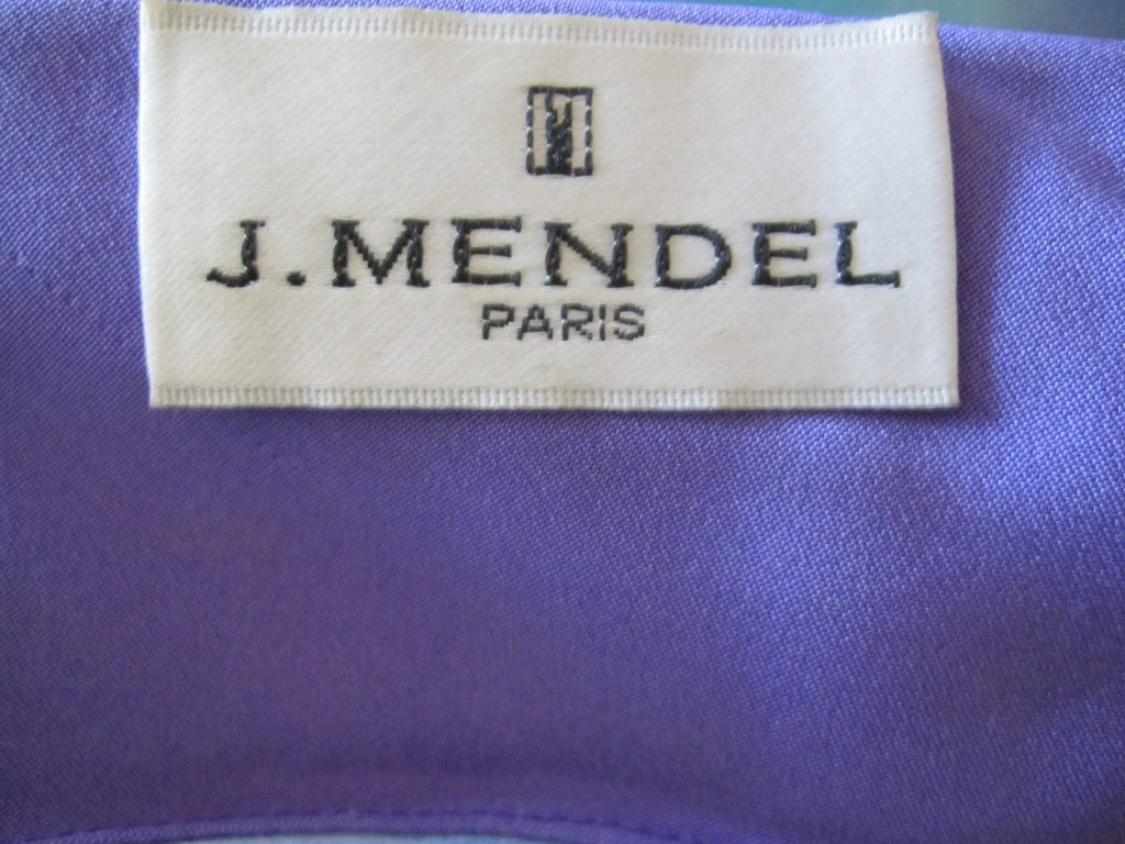 J. Mendel and Maria Snyder hand painted silk poncho 3