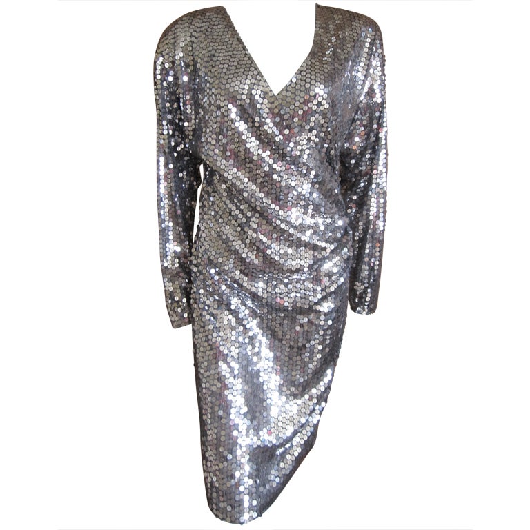 70s sequin dress