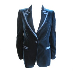 Vintage Gucci by Tom Ford velevet tux jacket unworn w tags sz 44