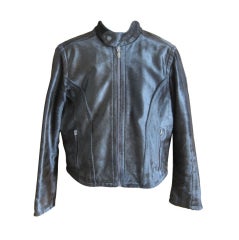 Gucci by  Tom Ford '97 men's ponyskin motorcycle jacket sz 42