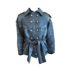 Tom Ford Yves Saint Laurent '04 luxurious mohair military jacket