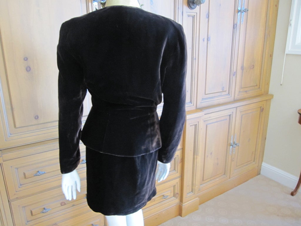 Thierry Mugler vintage Flame suit gold and brown sz 38 2