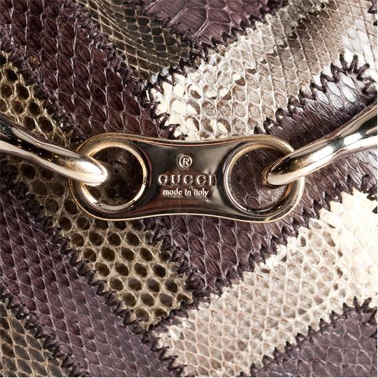Gucci 85th Anniversary snakeskin and lizzard Hobo Handbag at 1stdibs