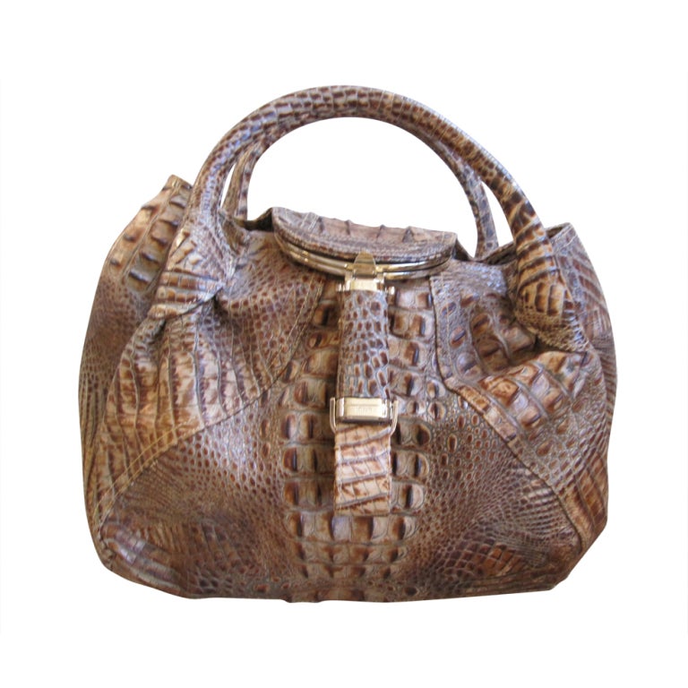 Fendi genuine Alligator Spy bag Limited edition at 1stDibs | fendi  crocodile spy bag, fendi alligator spy bag, fendi alligator bag