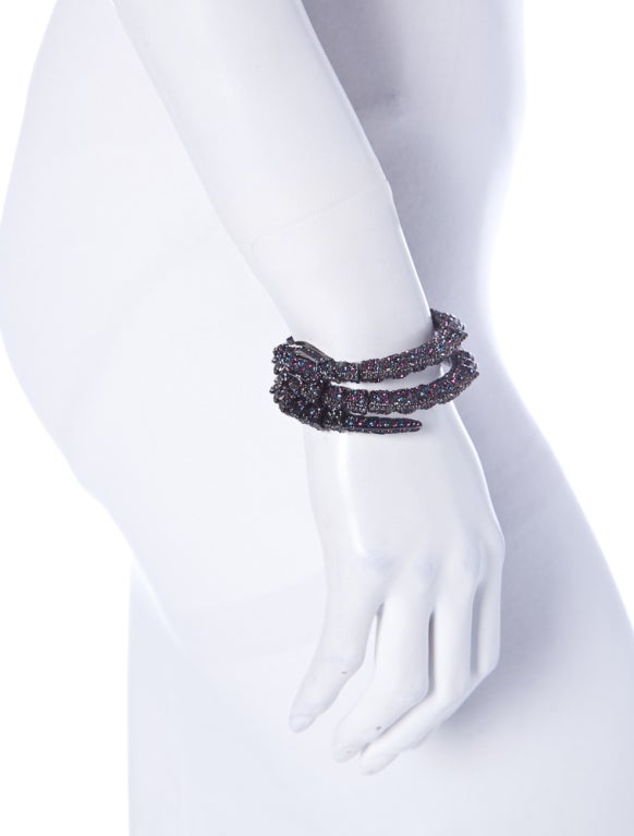 Women's Kenneth Jay Lane jeweled snake wrap bracelet