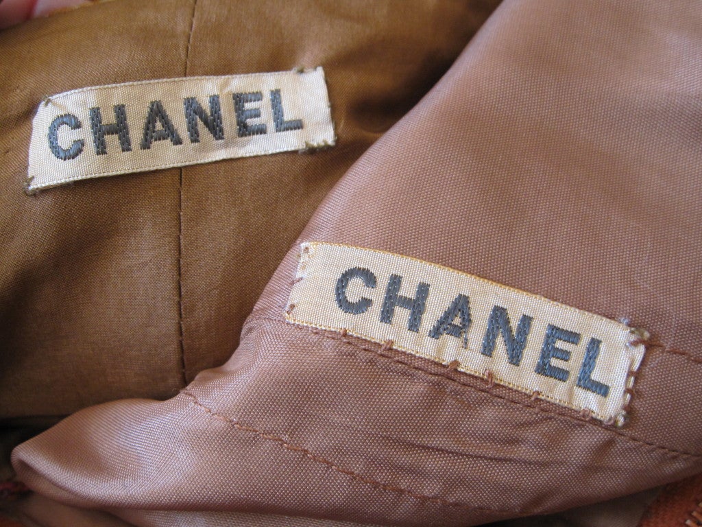 Chanel Haute Couture 1960's plaid suit 2