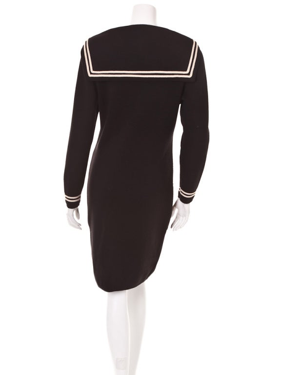 YSL little black sailor dress 1