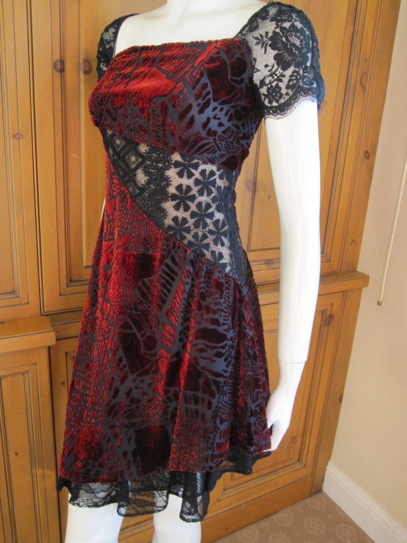 Christian Lacroix sweet lace dress at 1stDibs