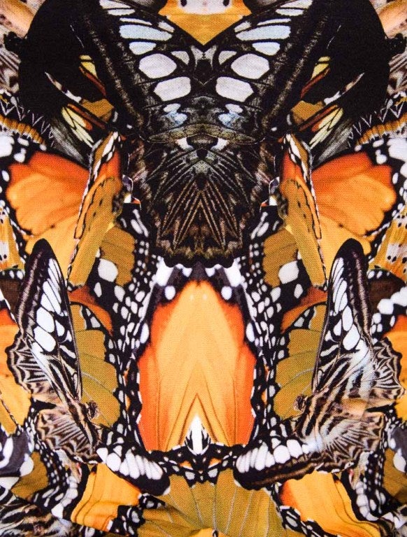 McQueen iconic butterfly dress sz 38 1