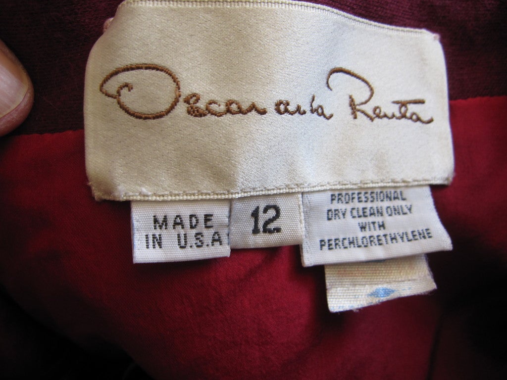 Oscar de la Renta silk and cashmere gown with longcashmere wrap 7