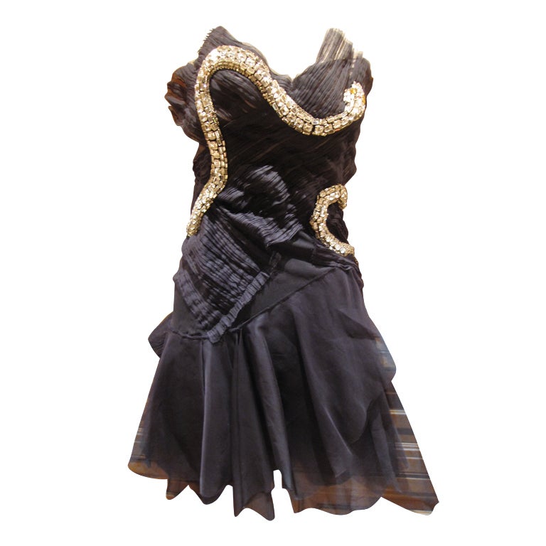 Rare Gucci by Tom Ford Fall 2004 Snake Dress