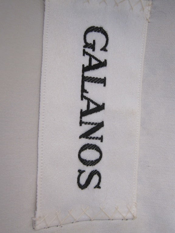 James Galanos silk ribbonwork jacket 4