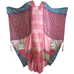 Thea Porter Couture folkloric patchwork caftan