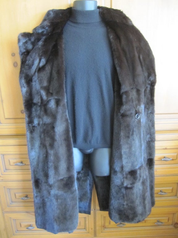 mink lined trench coat