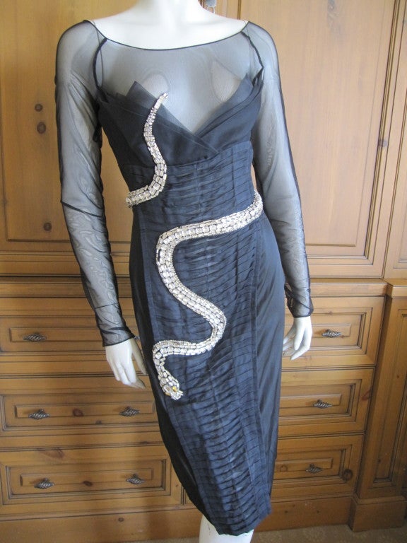 gucci snake gown