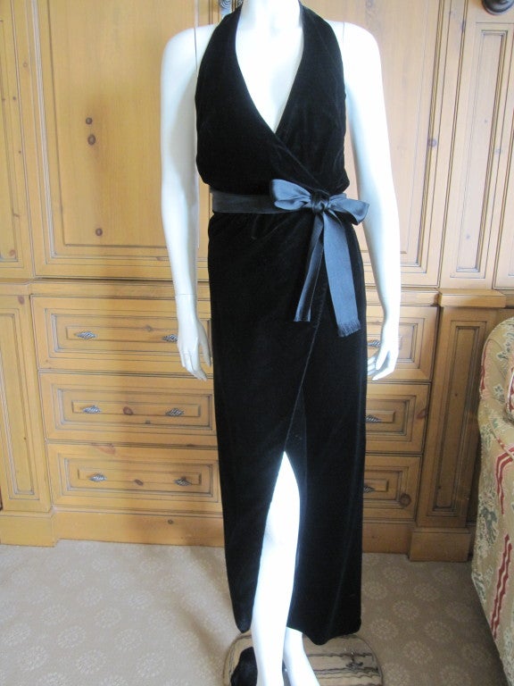 Women's Mollie Parnis Madame X dress with matching floor length cape