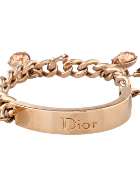 dior knitted bracelet