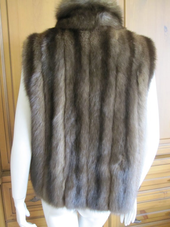 Oscar de la Renta Russian Sable Vest 2