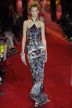 Yves Saint Laurent Tom Ford Fall '04 Asian inspired  silk top 2