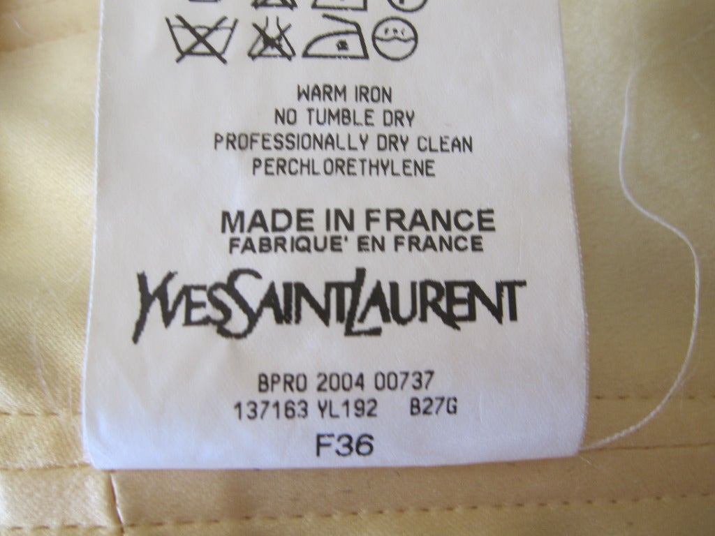 Yves Saint Laurent Tom Ford Fall '04 Asian inspired  silk top 7