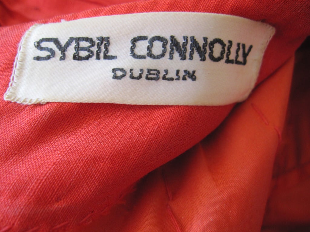 Sybil Connolly pleated Irish handkerchief linen dress 5