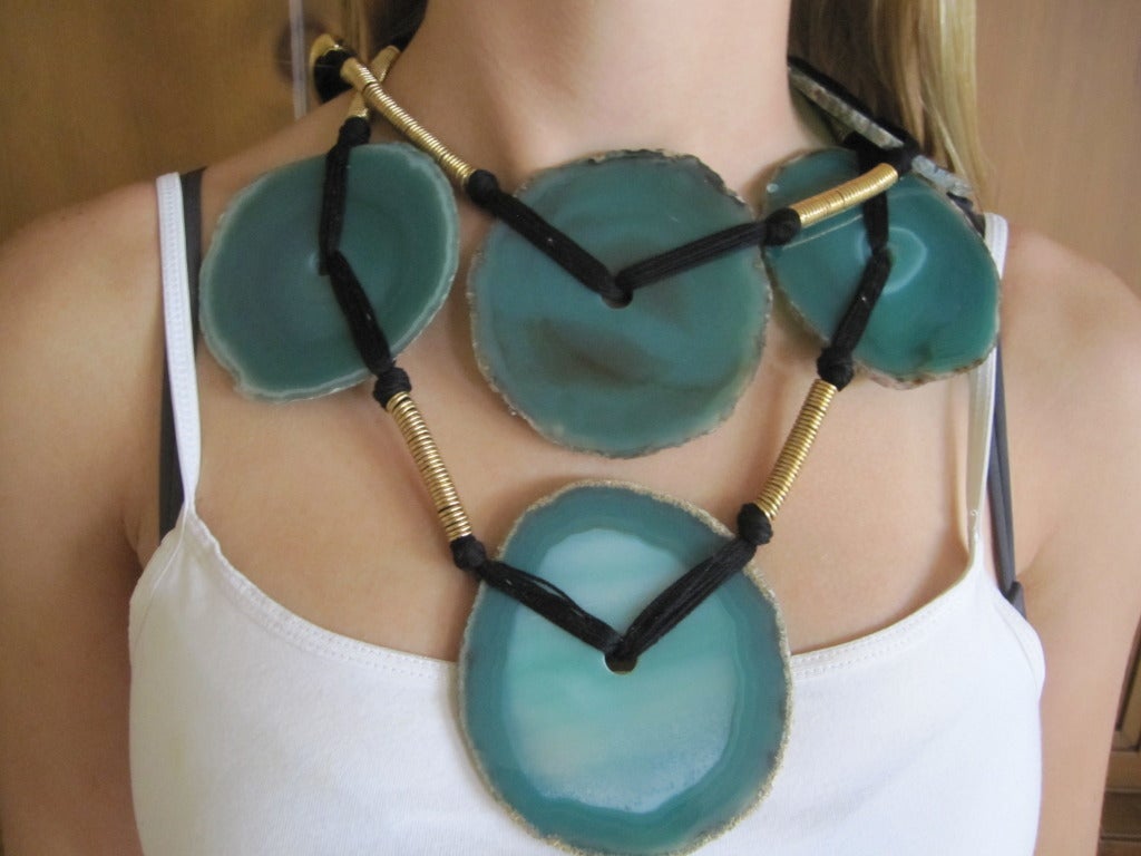 Yves Saint Laurent grand agate necklace...paging Iris 2