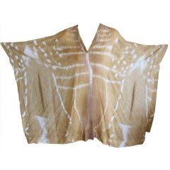 Yves Saint Laurent Tom Ford Mombassa collection silk poncho