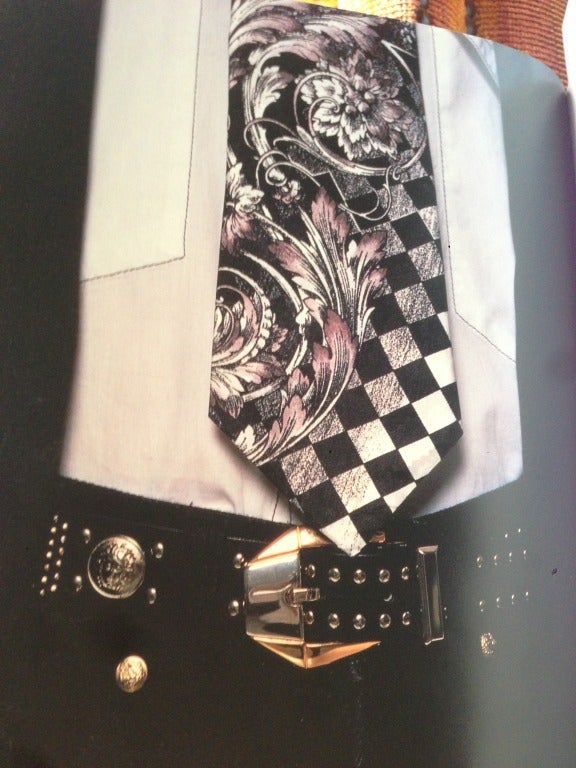 Gianni Versace 1992 Men's Medusa studded belt 2