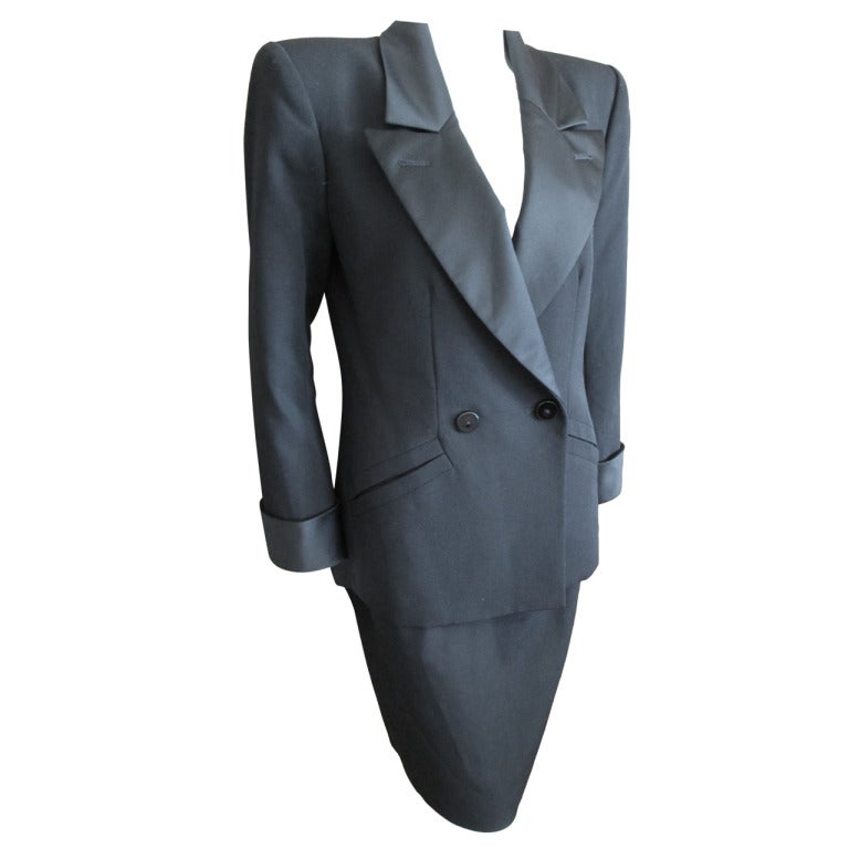 Yves Saint Laurent vintage "le Smoking" Tuxedo suit