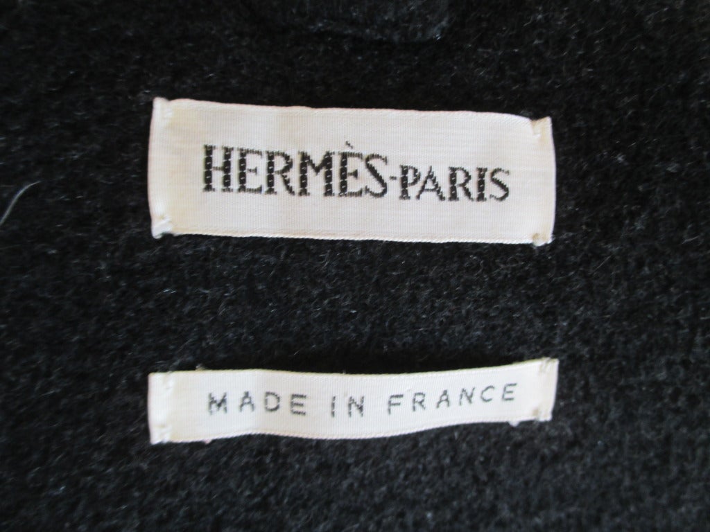 Hermes by Martin Margiela two piece pure cashmere ensemble 1