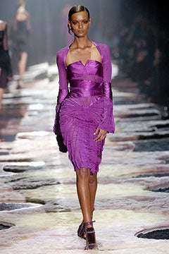 Gucci by Tom Ford purple dress Fall 2004 at 1stdibs