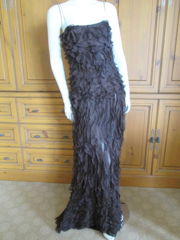 Valentino Romantic Ruffled dress In New Condition In Cloverdale, CA