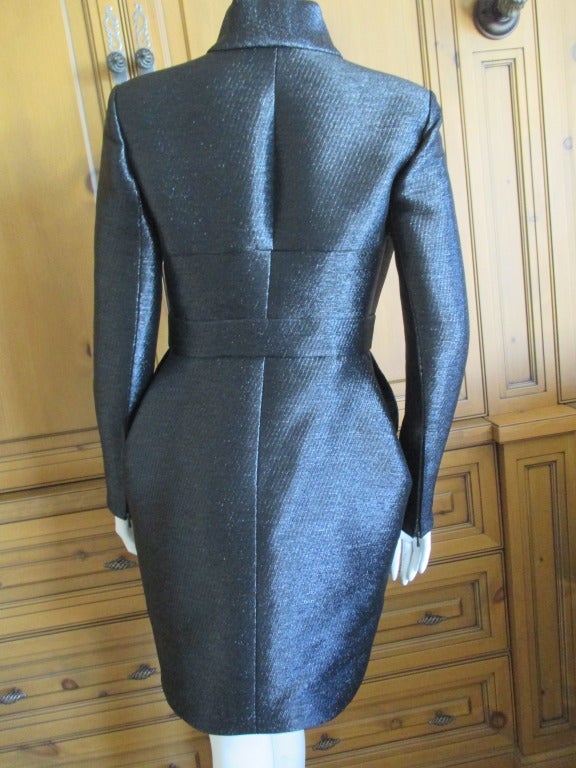 Women's Chanel Sculptural Black Coat