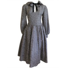 Christian Dior Haute Couture Silk Day Dress