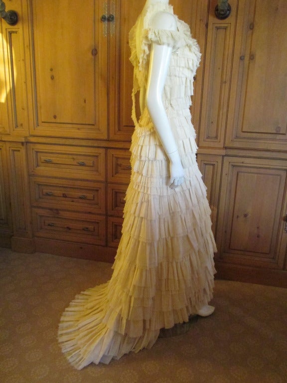 Women's Lanvin by Alber Elbaz One Off Wedding Dress Spring 2004