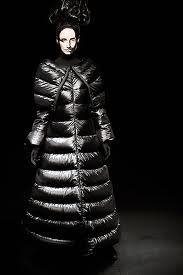 Women's Junya Watanabe Comme des Garcons Black Down Zip Front Coat/Dress