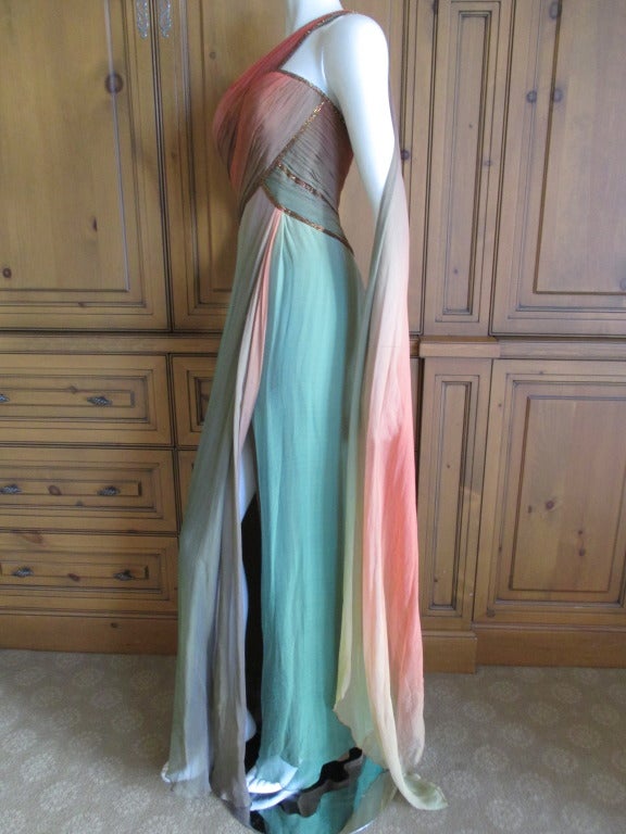 silk ombre dress