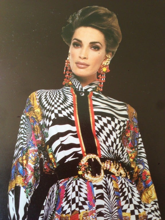 Atelier Versace Rare Autumn 1991 Silk Blouse