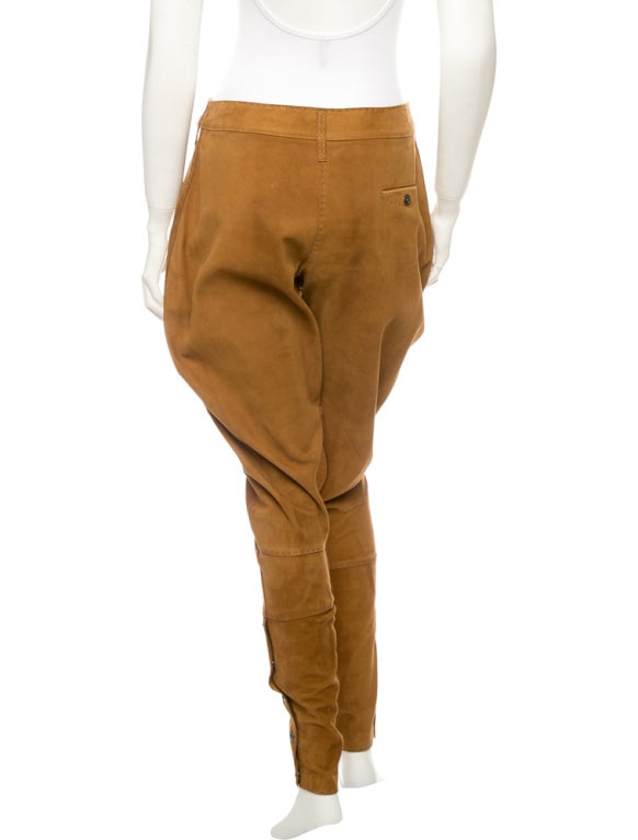 Hermes by Jean Paul Gaultier Suede Jodhpurs Riding Pant's at 1stDibs
