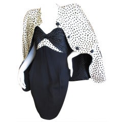 Geoffrey Beene Polka Dot Dress and Jacket