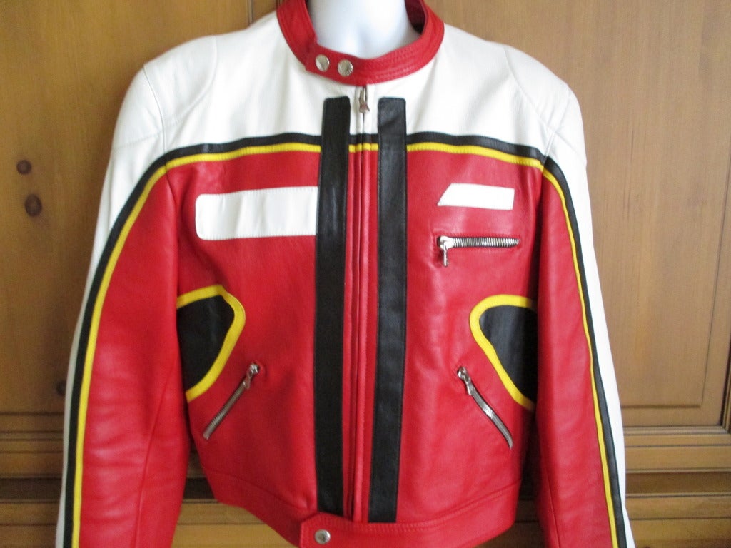 Men's Dolce & Gabbana Mens Leather Moto Jacket